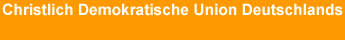 Christliche Demokratische Union Deutschlands